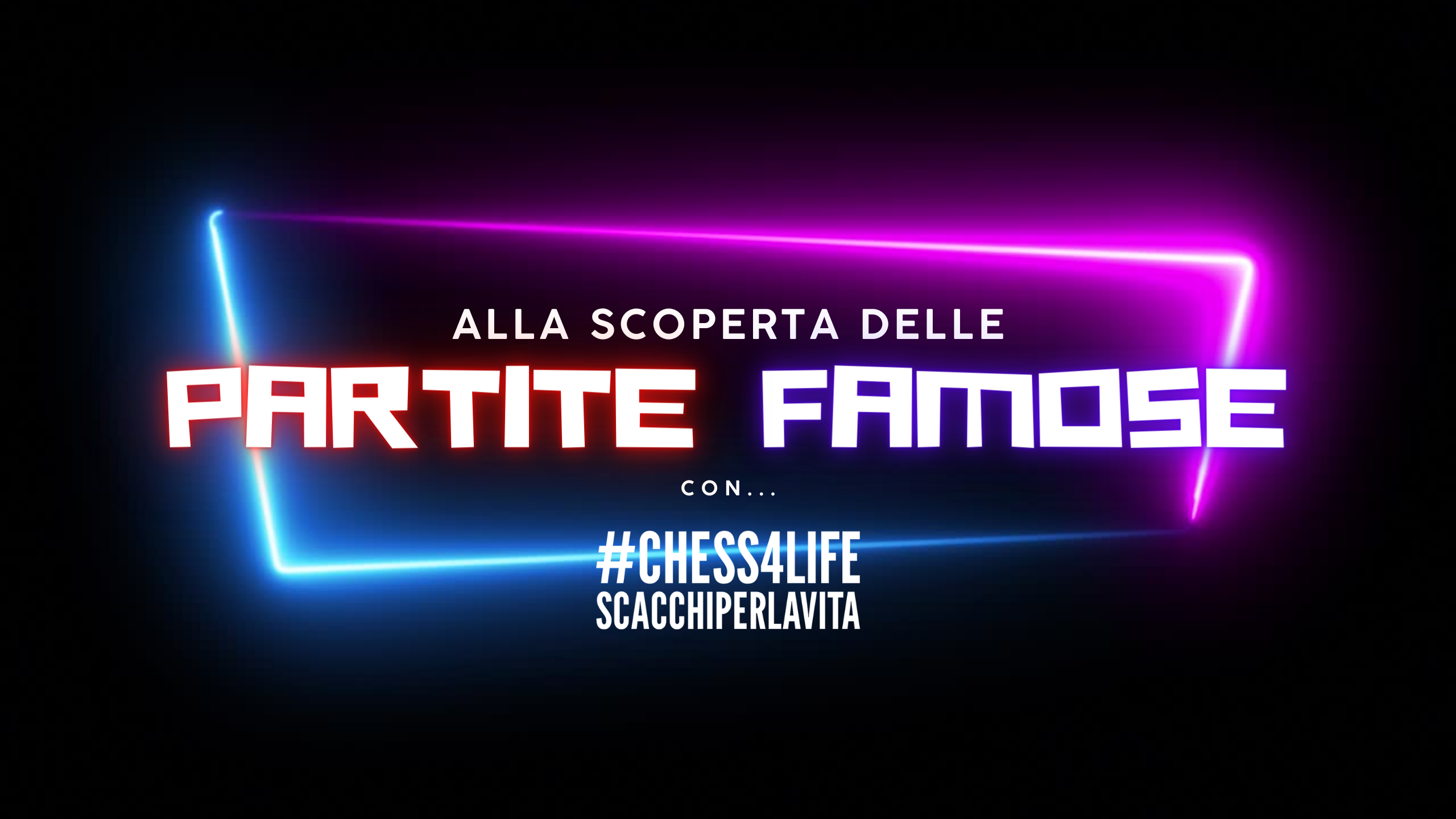 Banner rubrica Alla scoperta delle Partite Famose